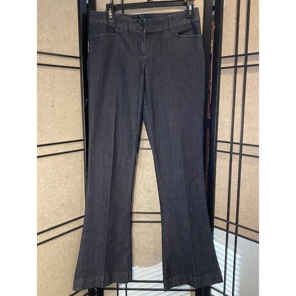The Limited Denim Fit & Flare 678 Women’s Jeans Size 4 R Dark Trouser Denim - Picture 1 of 12
